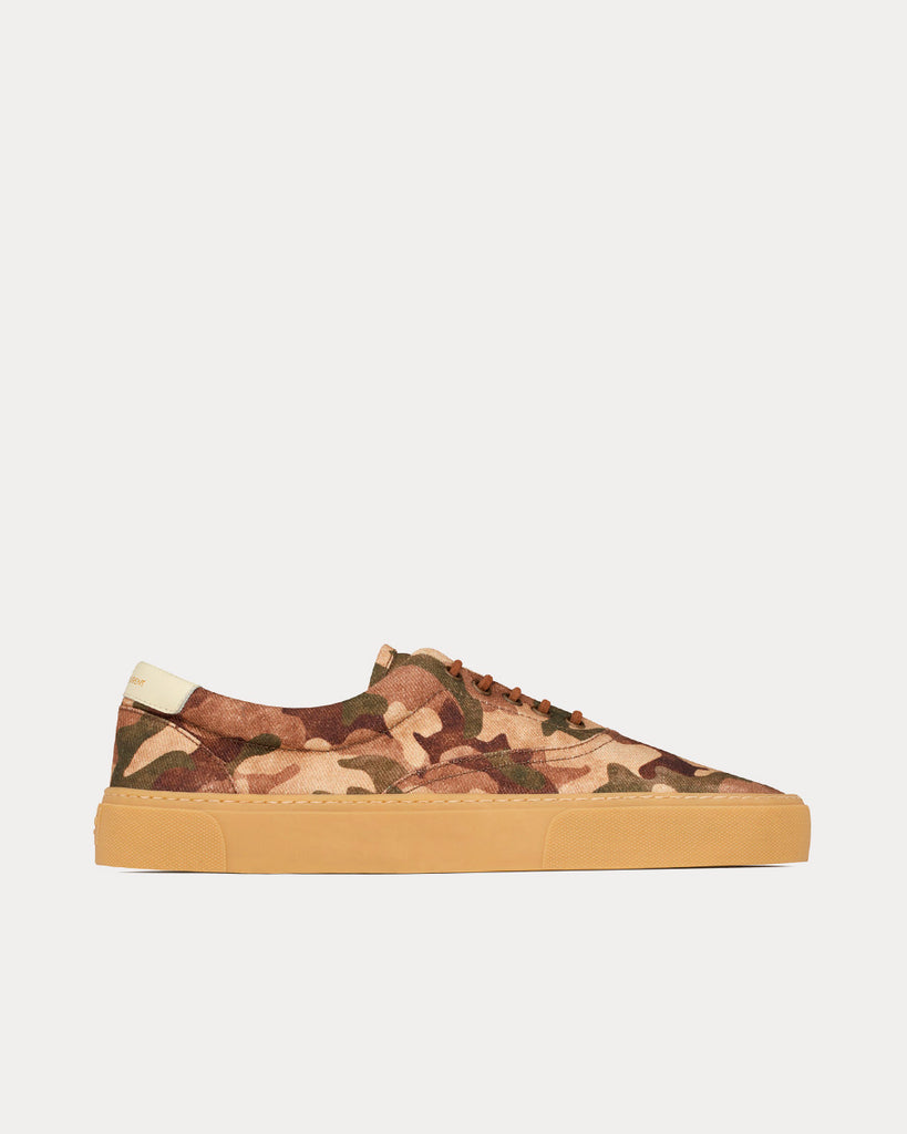 Saint laurent camo best sale sneakers
