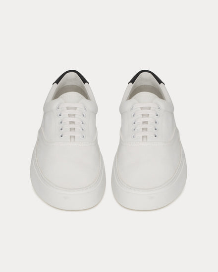 Saint Laurent Venice Canvas Off-White / Black Low Top Sneakers - 2