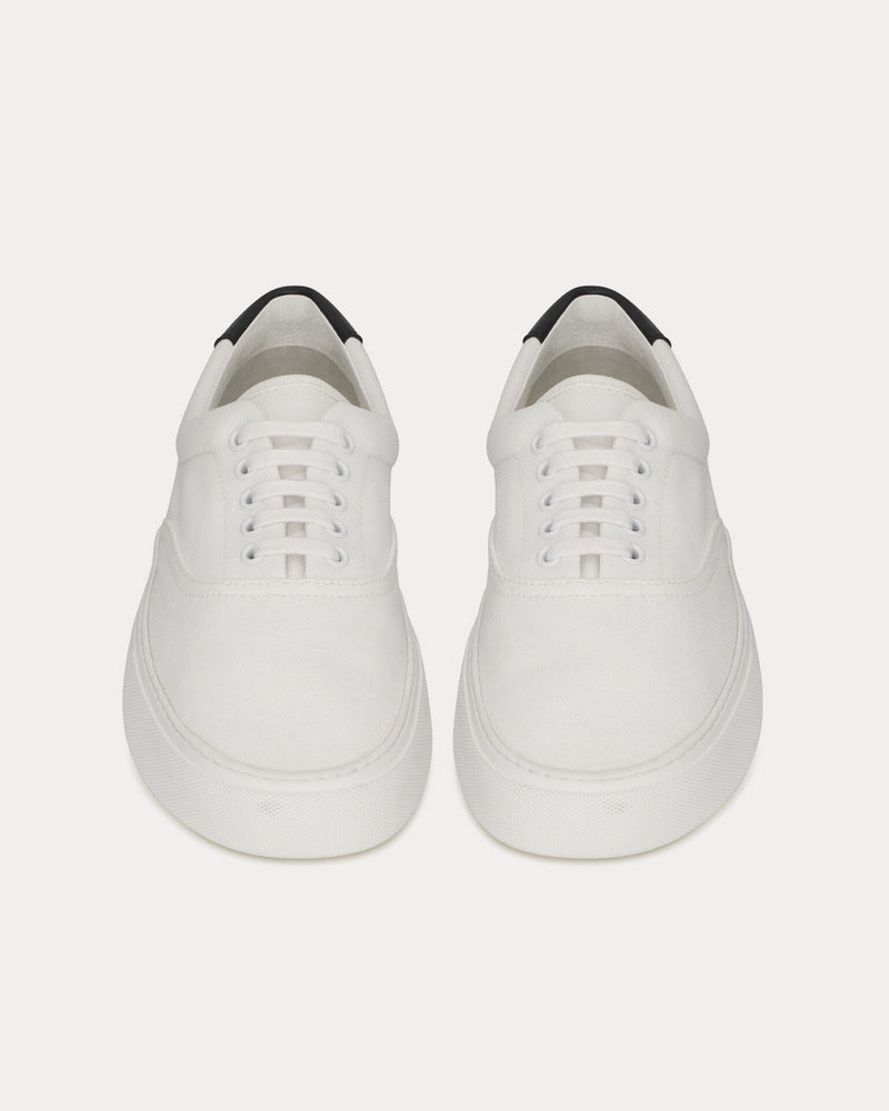 Saint Laurent Venice Canvas Off-White / Black Low Top Sneakers - 2