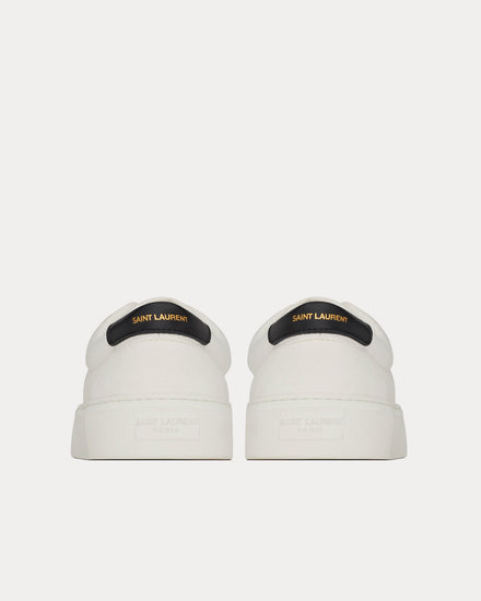 Saint Laurent Venice Canvas Off-White / Black Low Top Sneakers - 3