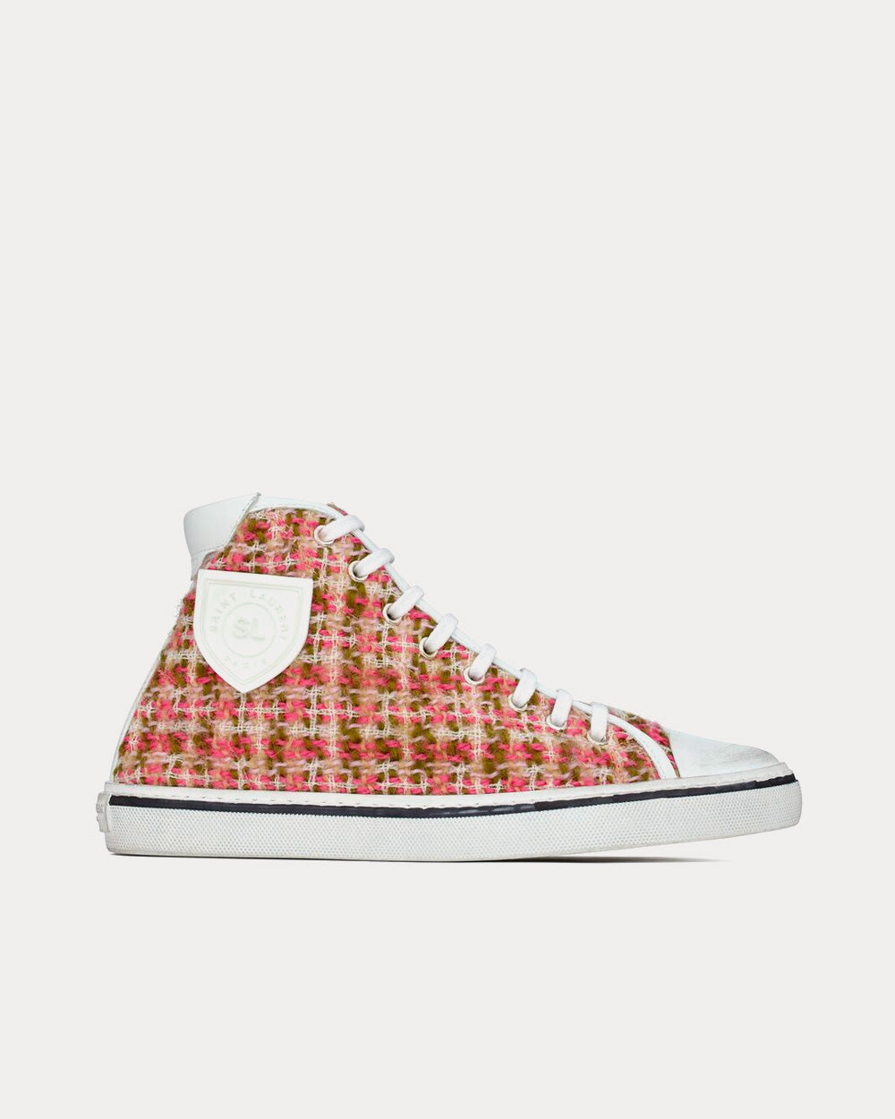 Saint laurent checkered sneakers clearance