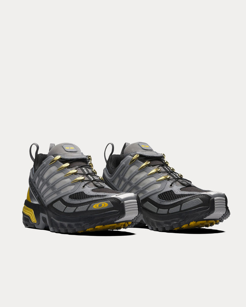 Salomon ACS Pro Advanced Quiet Shade / Black / Antique Moss Low Top Sneakers - 3