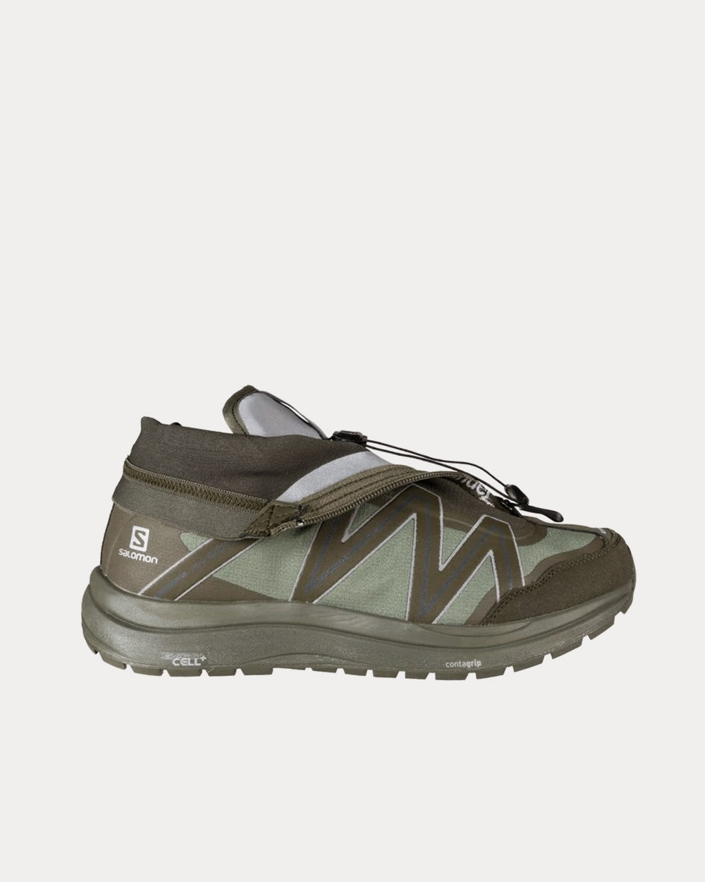 Salomon x And Wander - x and Wander Odyssey CSWP Khaki High Top Sneakers