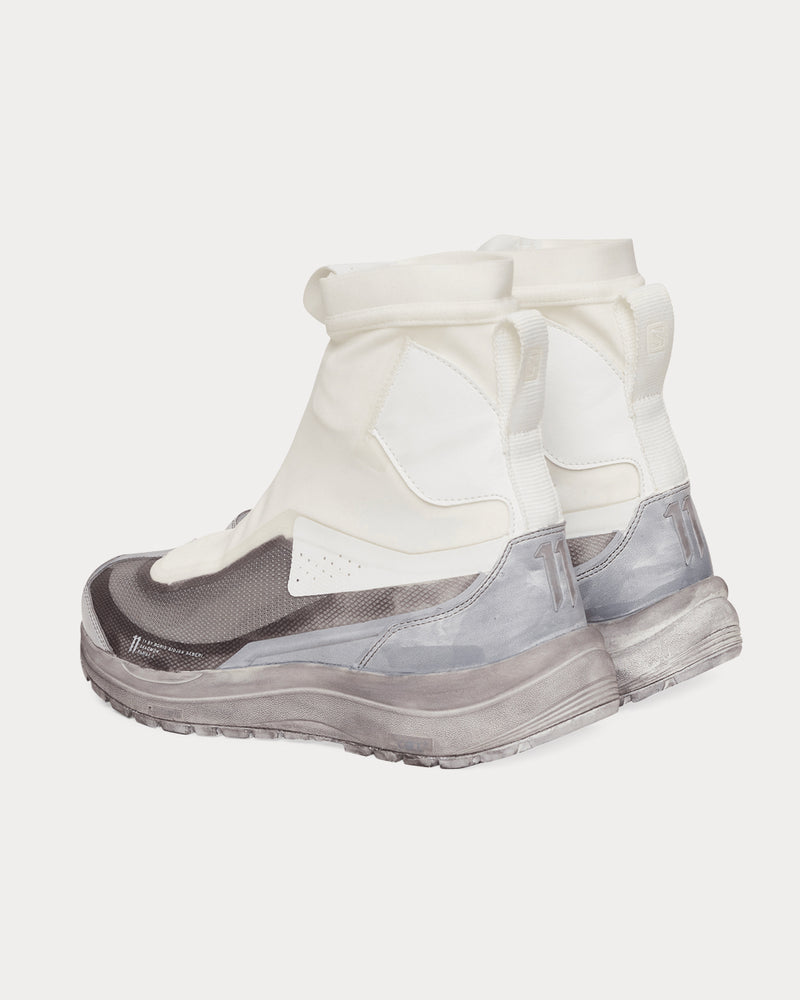 Salomon x 11 By Boris Bidjan Saberi Saberi Bamba 2 Light Grey High Top Sneakers - 3