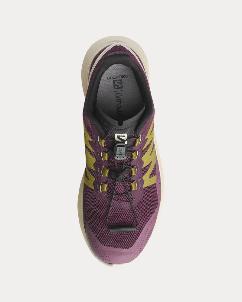 Salomon Hypulse Grape Wine / Rainy Day / Green Moss Running Shoes - 2