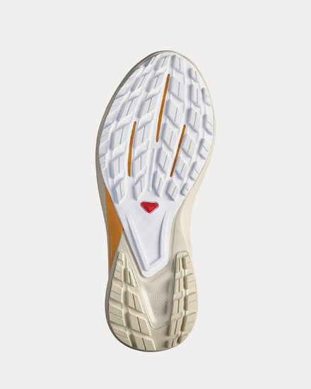 Salomon Hypulse White / Almond Cream / Purple Heather Running Shoes - 5