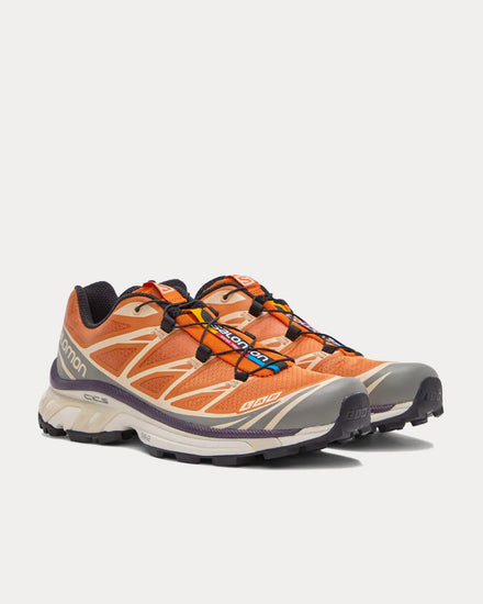 Salomon XT-6 Apricot Buff / Frost Grey / Velvet Morning Low Top Sneakers - 2