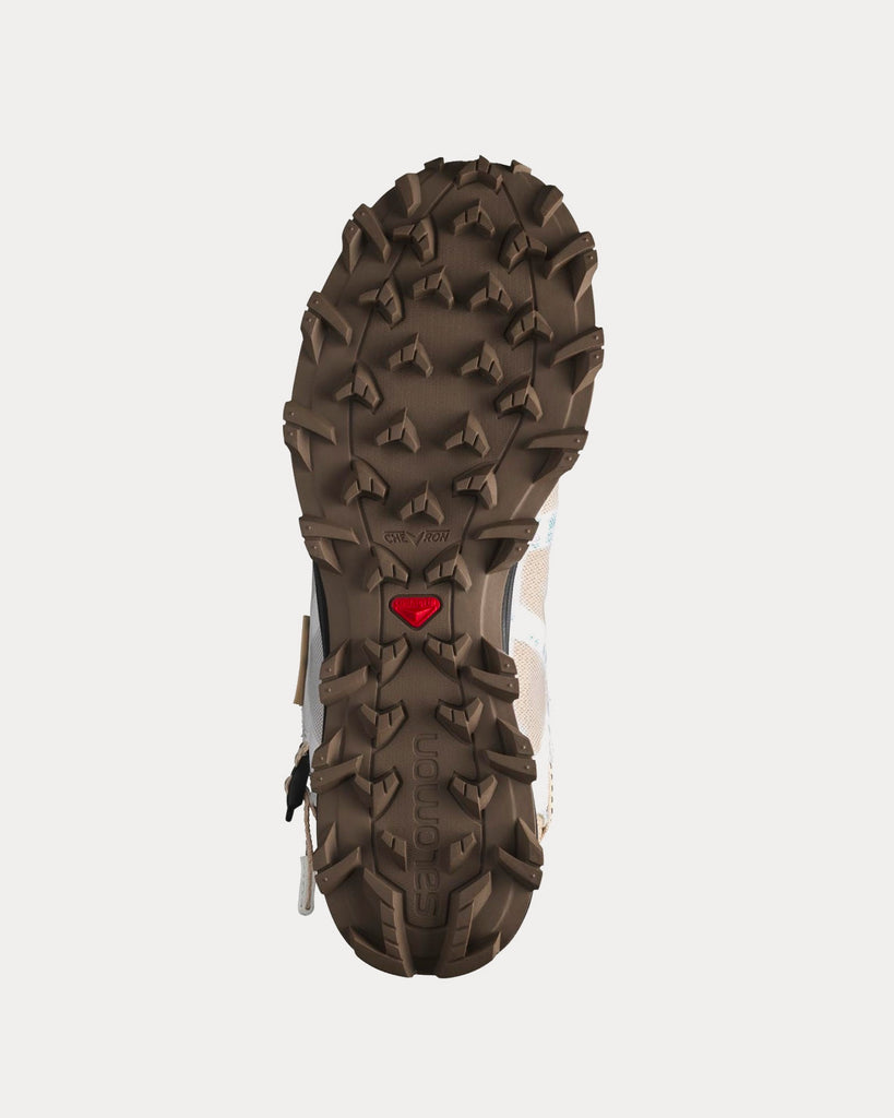 Salomon x The Broken Arm Techamphibian White / Black / Safari Low Top