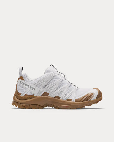 Salomon x Avnier XA Pro 3D White / Tobacco Brown / Black Low Top Sneakers