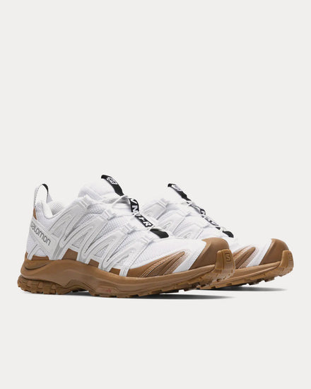 Salomon x Avnier XA Pro 3D White / Tobacco Brown / Black Low Top Sneakers - 3