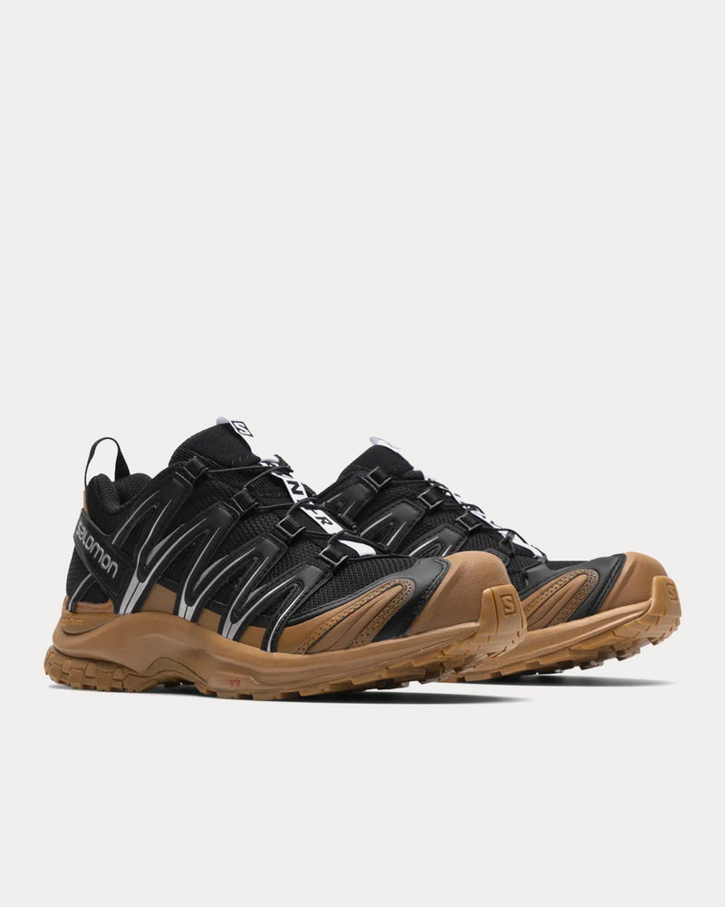 Salomon x Avnier XA Pro 3D Black / Tobacco Brown / Black Low Top Sneakers - 3