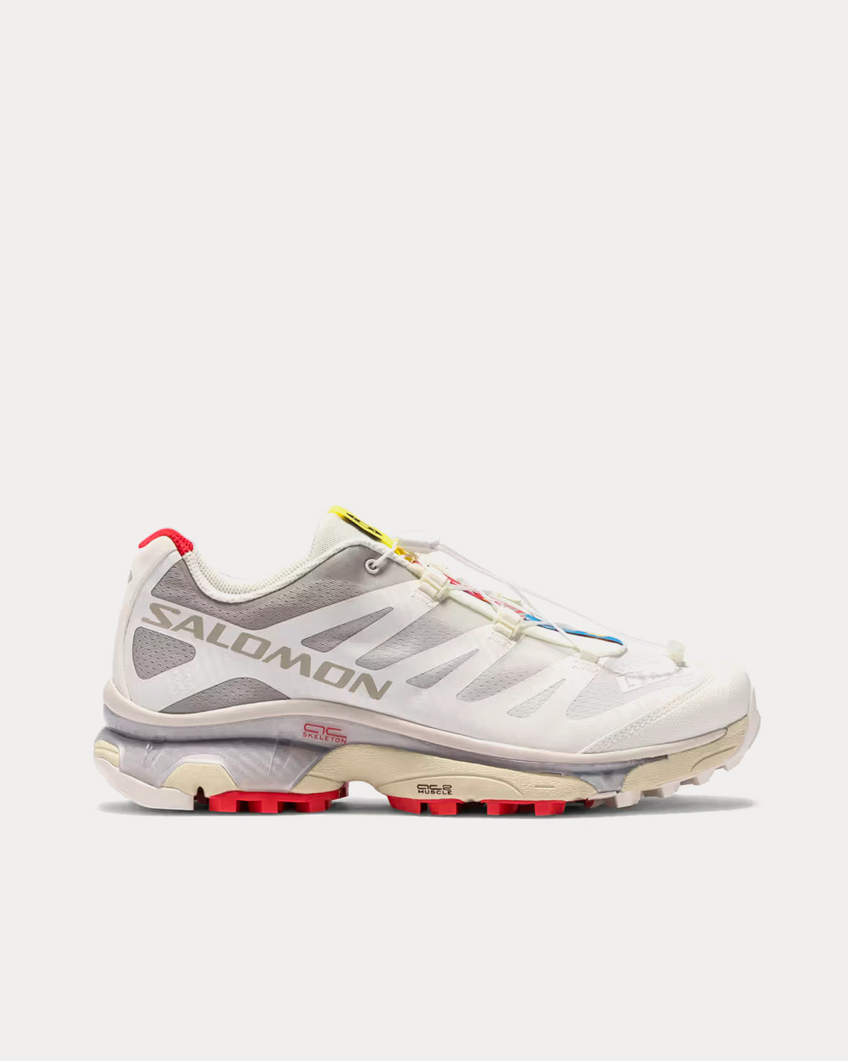 Salomon Men's XT-4 OG Vanilla Ice / Fiery Red / Ice Low Top Sneakers