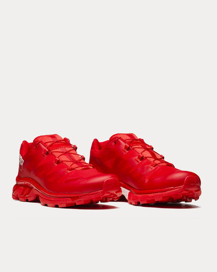 Salomon XT-6 10y Fiery Red / White / Goji Berry Low Top Sneakers - 4