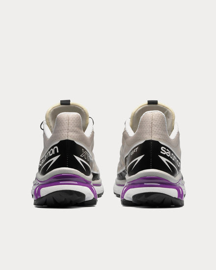 Salomon XT-6 FT Rainy Day / Black / Royal Lilac Low Top Sneakers - 4