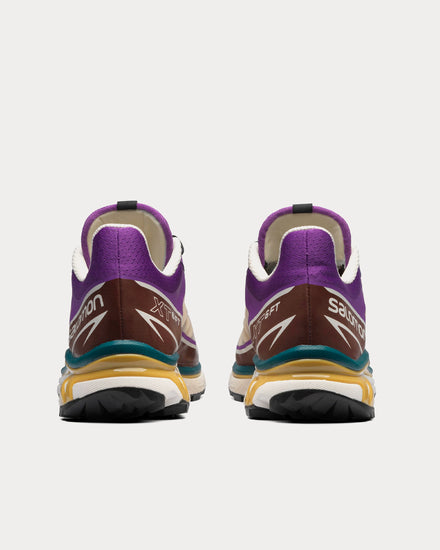 Salomon XT-6 FT Royal Lilac / Chocolate Fondant / Fall Leaf Low Top Sneakers - 4