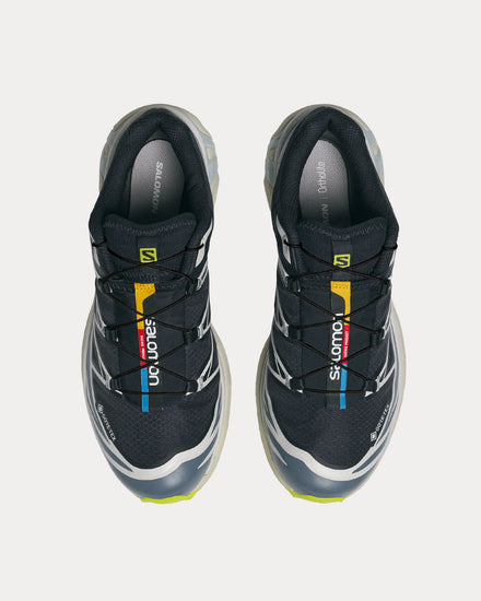Salomon XT-6 Gore-Tex Night Sky / China Blue / Acid Lime Low Top Sneakers - 2