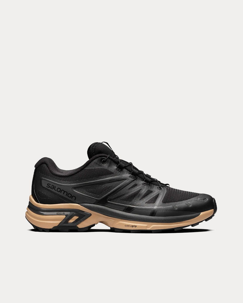 Salomon XT-Wings 2 Advanced Black / Safari / Magnet Low Top Sneakers - 1