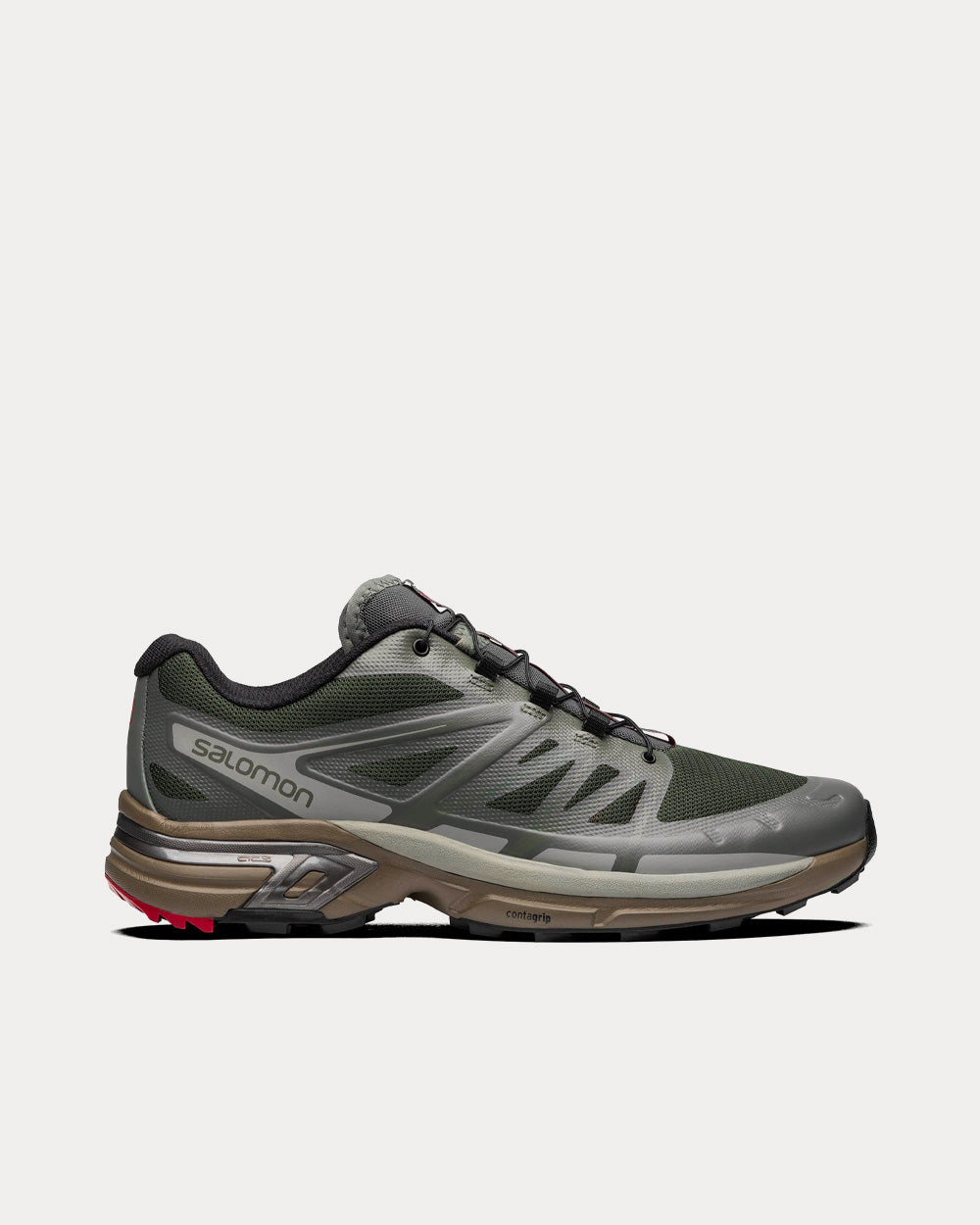 XT Wings 2 Advance Peat Castor Gray Bungee Cord Size Low Top Sneakers