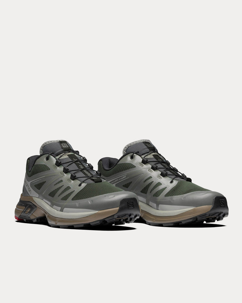 Salomon XT-Wings 2 Advance Peat / Castor Gray / Bungee Cord Size Low Top Sneakers - 3