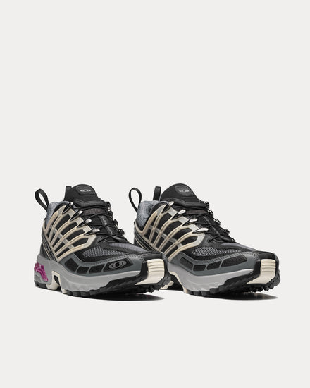 Salomon ACS Pro Advanced Black / Alloy / Feather Gray Low Top Sneakers - 3