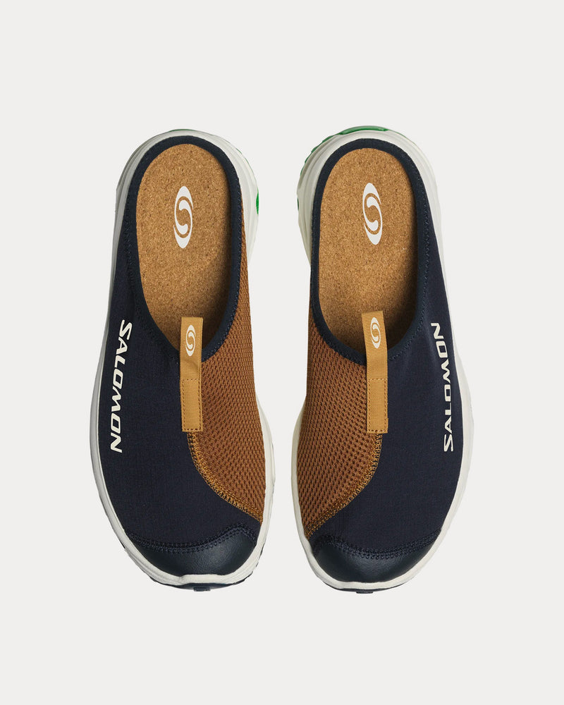 Salomon RX Slide 3.0 Dark Sapphire / Rubber / Jolly Green Slip On Sneakers - 2