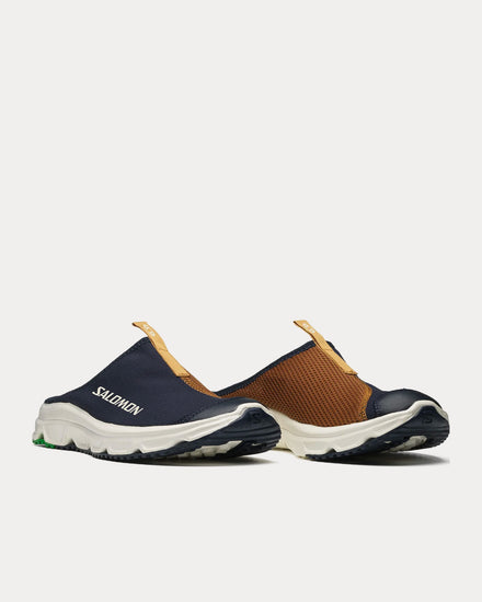 Salomon RX Slide 3.0 Dark Sapphire / Rubber / Jolly Green Slip On Sneakers - 3