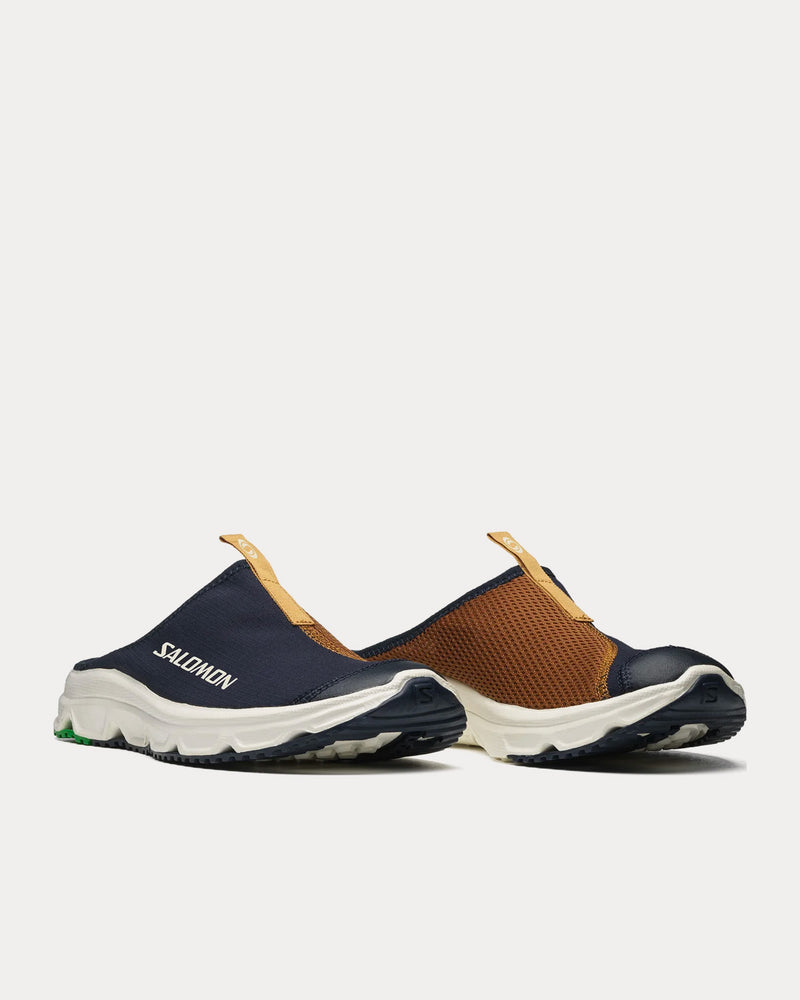 Salomon RX Slide 3.0 Dark Sapphire / Rubber / Jolly Green Slip On Sneakers - 3