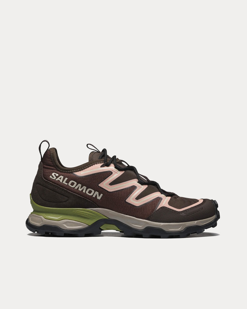 Salomon Shelter Chocolate Fondant / Delicioso / Peach Beige Low Top Sneakers - 1