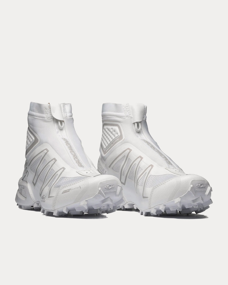 Salomon Snowcross White / White / Lunar Rock High Top Sneakers - 3