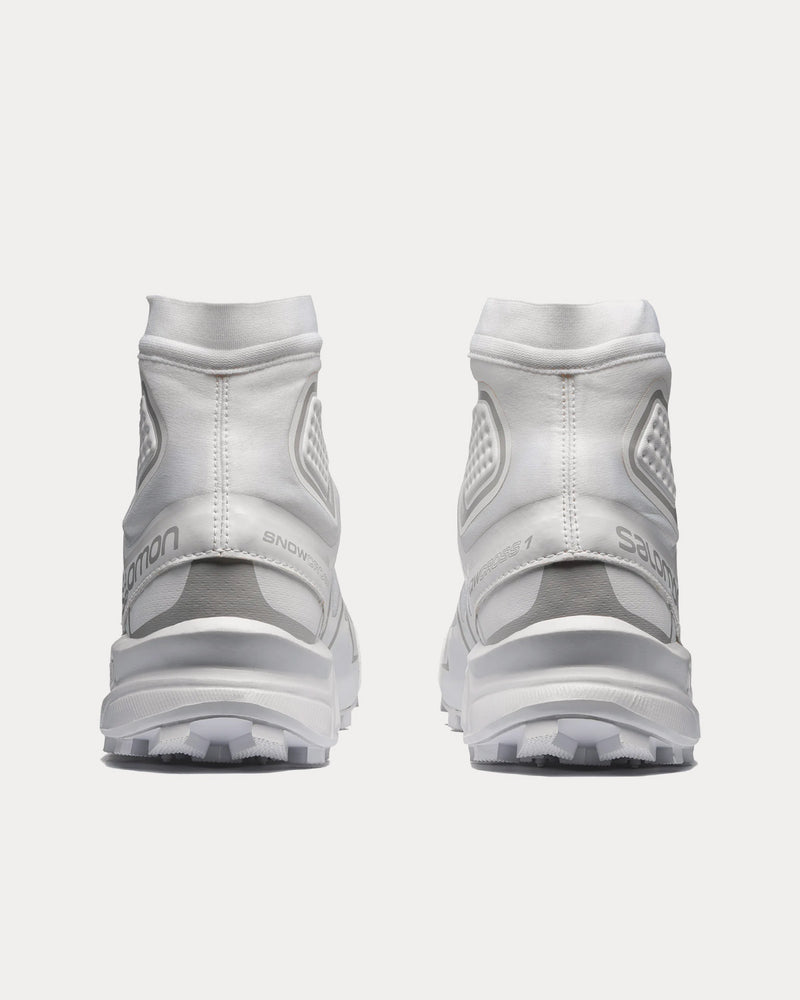 Salomon Snowcross White / White / Lunar Rock High Top Sneakers - 4
