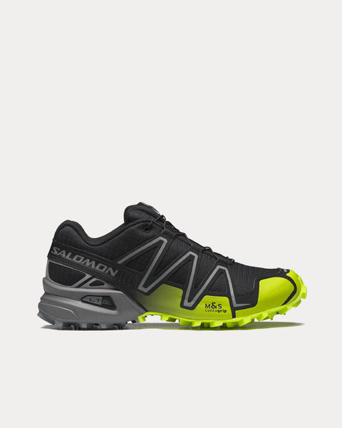 Speedcross 3 Black / Acid Lime / Monument Running Shoes