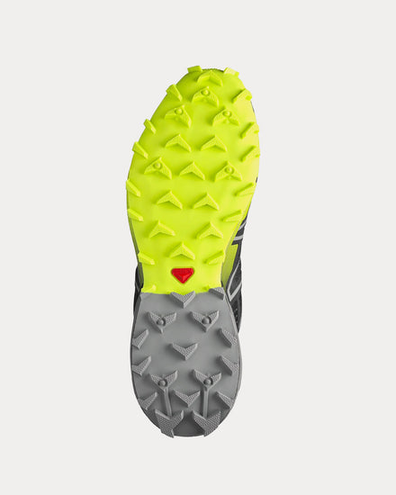Salomon Speedcross 3 Black / Acid Lime / Monument Running Shoes - 5