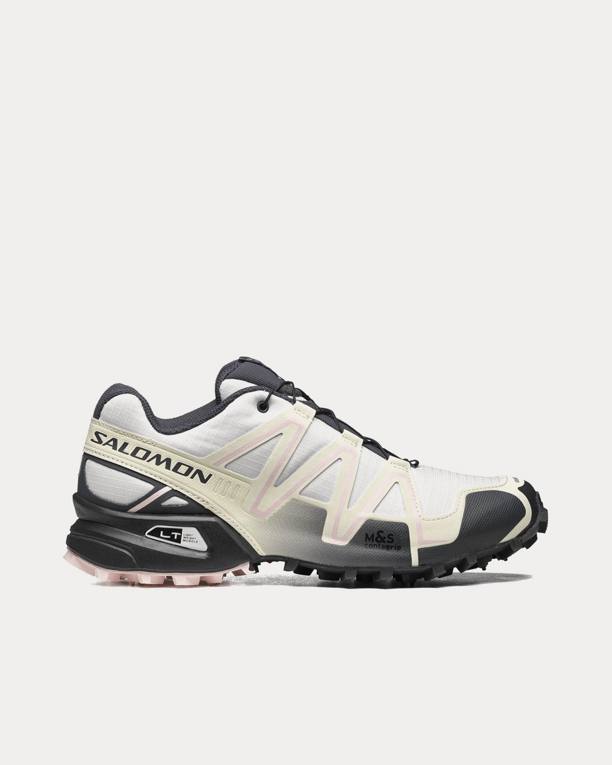 Salomon Unisex Speedcross 3 White / Ebony / Cradle Pink Low 