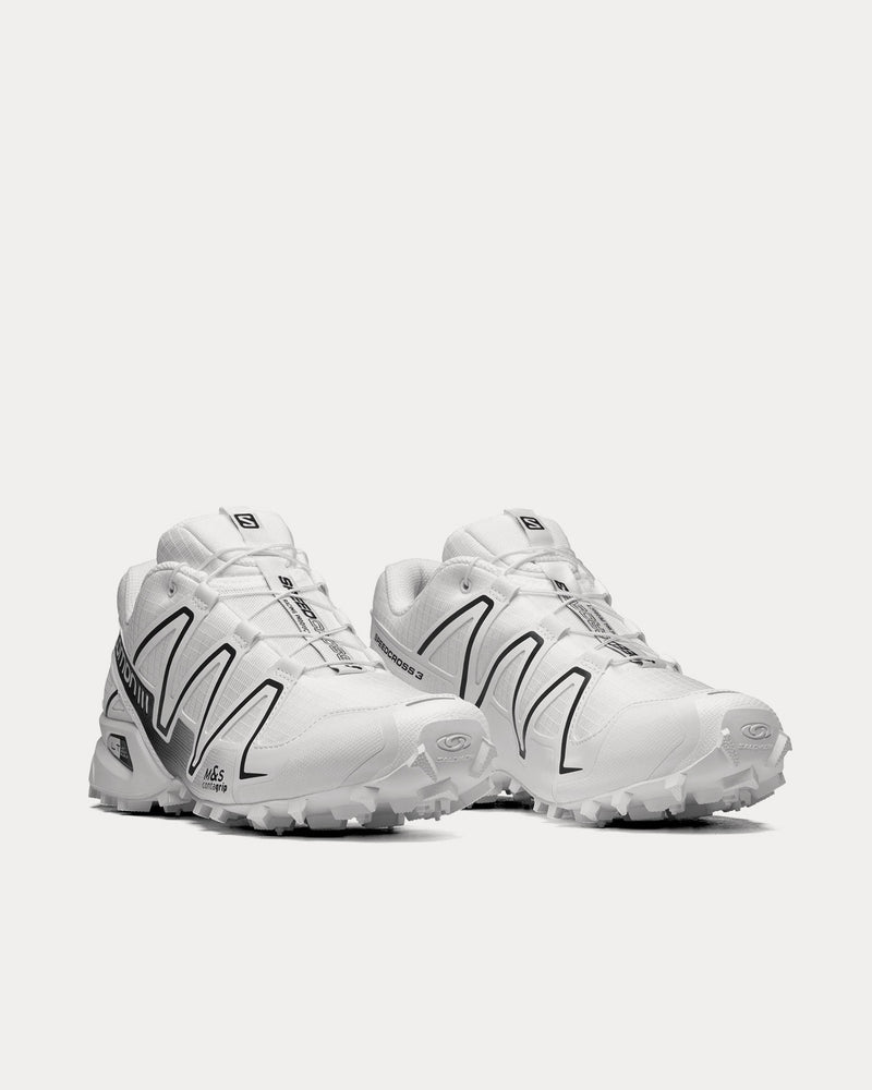 Salomon Speedcross 3 White / White / Alloy Running Shoes - 3