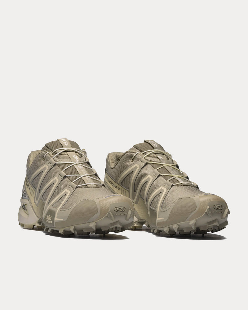 Salomon Speedcross 3 Reflect Vintage Khaki / Safari / Reflective Silver Low Top Sneakers - 3