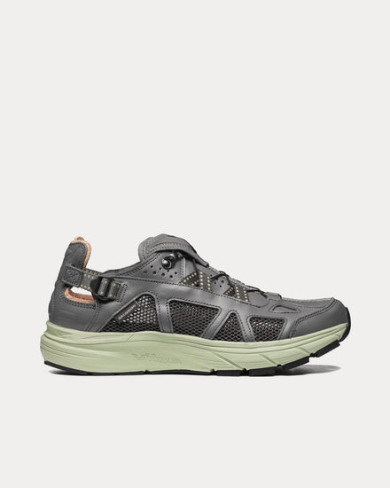 Salomon Techsonic Leather Pewter / Desert Sage / Beluga Slip On Sneakers - 1
