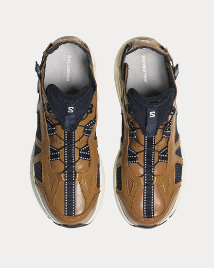 Salomon Techsonic Leather Rubber / Vanilla Ice / Dark Sapphire Slip On Sneakers - 2