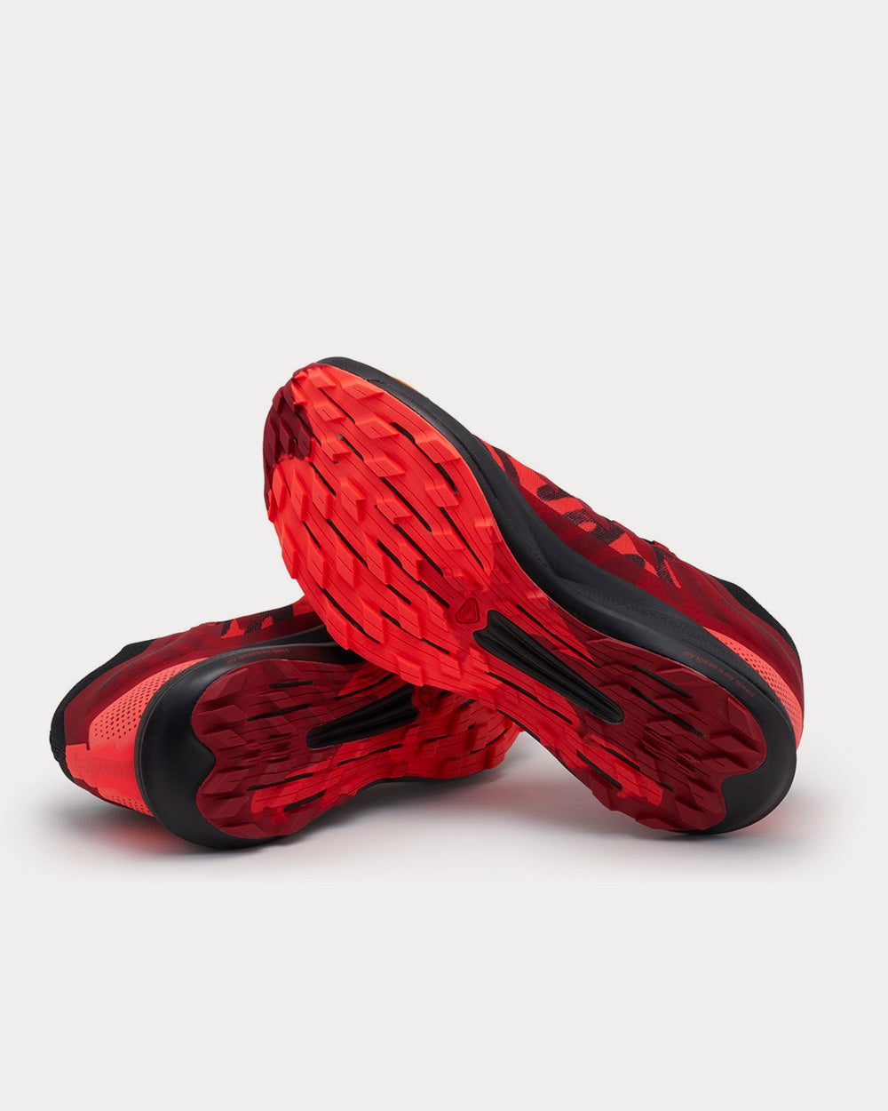 Salomon x Ciele Athletics - Pulsar Trail Pro Black / Fiery Coral / Poppy Red Running Shoes