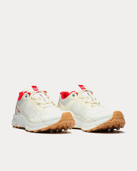 Salomon x Copson Ultra Raid White / Vanilla Ice / Racing Red Running Shoes - 3
