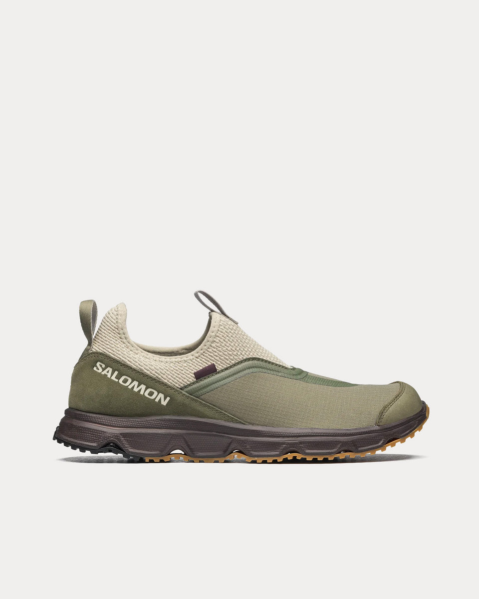 Salomon x Pas Normal Studios RX Snug Moss Gray / Deep Lichen Green ...