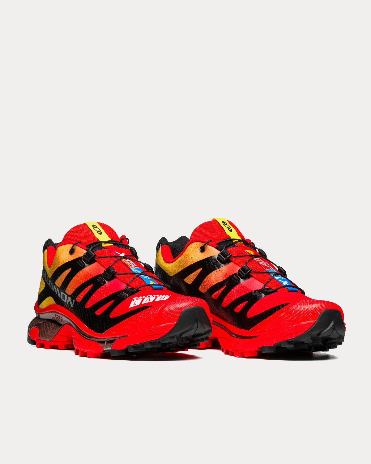 Salomon XT-4 OG Fiery Red / Black / Empire Yellow Low Top Sneakers 