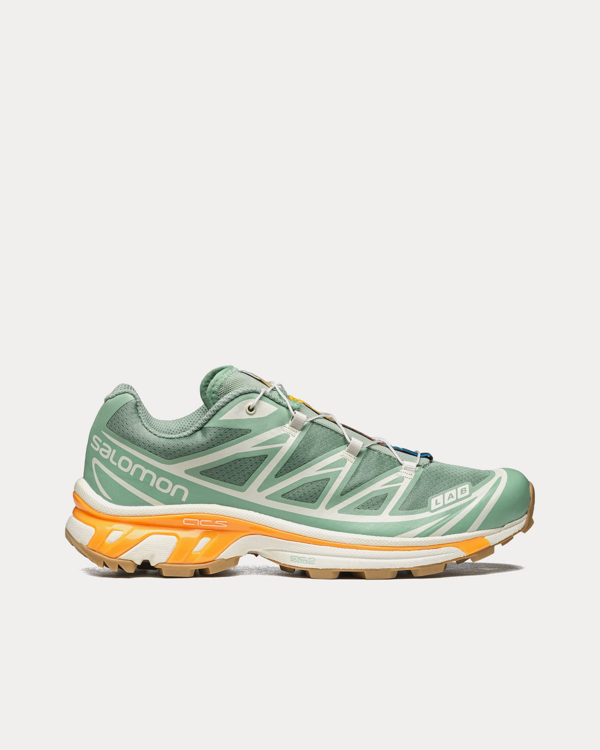 Salomon Unisex XT-6 Granite Green / Aquifer / Blazing Orange Low