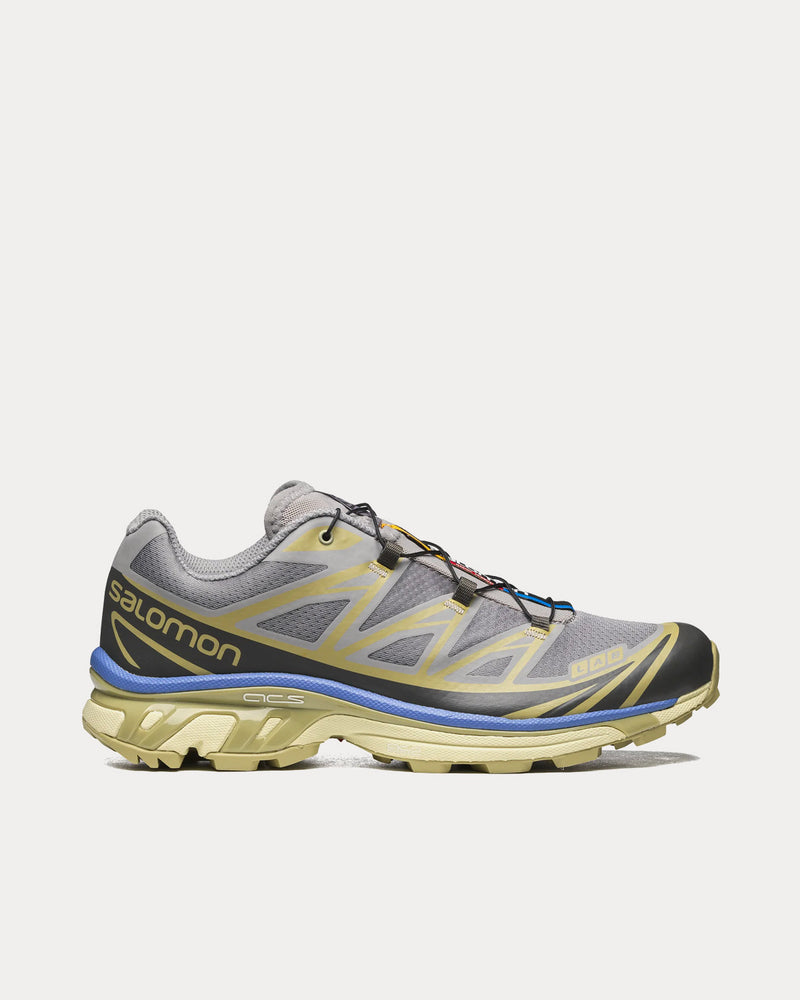 Salomon Unisex XT-6 Gull / Granada Sky / Gray Green Low Top