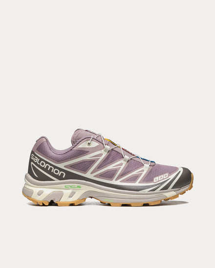 Salomon XT-6 Quail / Plum Kitten / Vanilla Ice Low Top Sneakers - 1