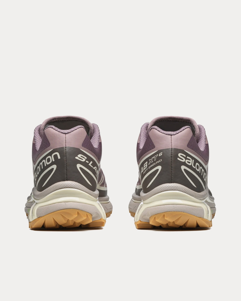Salomon XT-6 Quail / Plum Kitten / Vanilla Ice Low Top Sneakers - 4