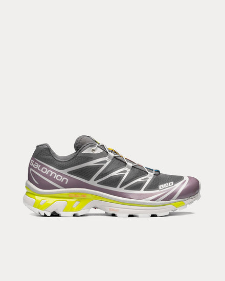 Salomon XT-6 Quiet Shade / Lunar Rock / Evening Primrose Low Top Sneakers - 1