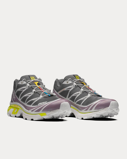 Salomon XT-6 Quiet Shade / Lunar Rock / Evening Primrose Low Top Sneakers - 3
