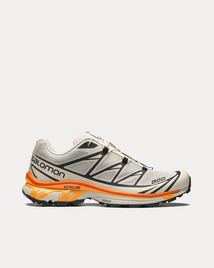Salomon XT-6 Rainy Day / Delicioso / Vibrant Orange Low Top Sneakers - 1