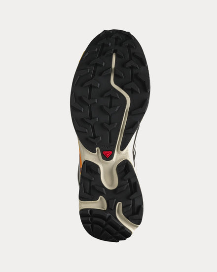 Salomon XT-6 Rainy Day / Delicioso / Vibrant Orange Low Top Sneakers - 5