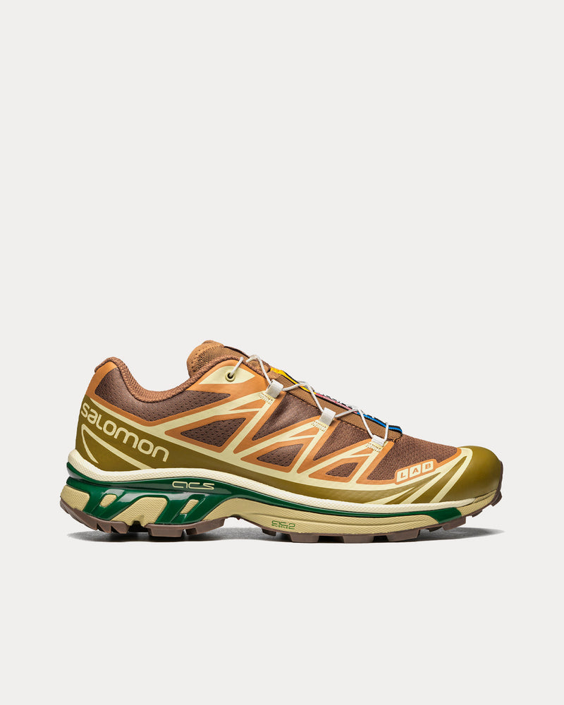 靴 Salomon XT-6 rubber lizard Salomon Unisex XT-6 Rubber / Lizard / Eden Cloud Low Top Sneakers